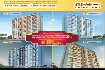 Own a home at Platinum Corp Mumbai in one of the most awarded affordable housing projects with no GST impact